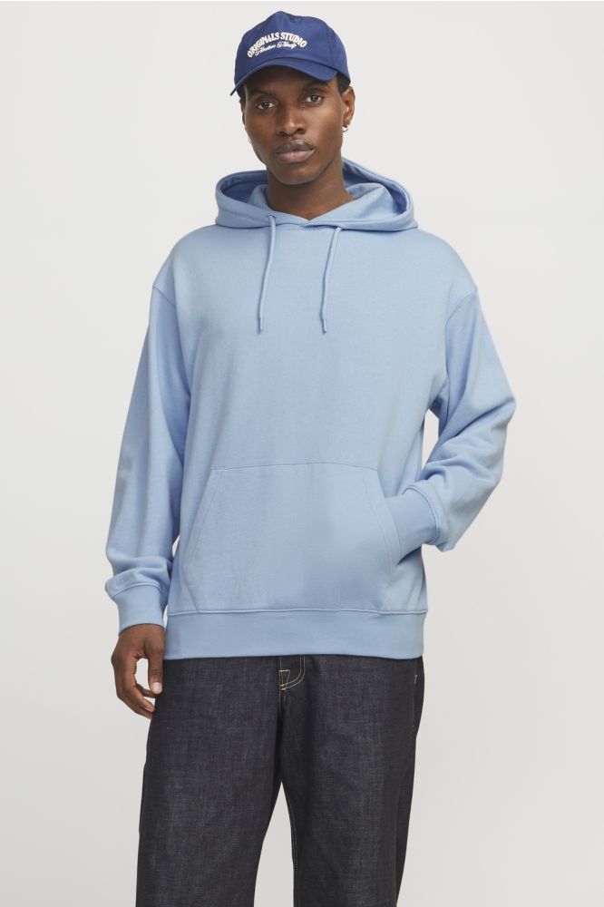 JJECHARGE SWEAT HOOD NOOS 12257852 Chambray Blue